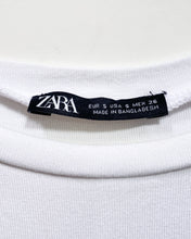 Load image into Gallery viewer, Zara White Crop Top (S)