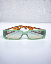 Load image into Gallery viewer, Green Rectangular Sunnies