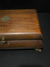 Load image into Gallery viewer, Large Elegant Jewelry Box with Brass Claw Foot