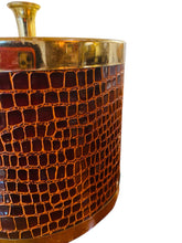Load image into Gallery viewer, Faux Alligator Ice Bucket