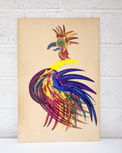 Load image into Gallery viewer, Vintage Painting of a Rooster, Unframed