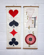 Load image into Gallery viewer, 1950’s Linen Ross Littell Wall Hangings, Pair