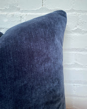 Load image into Gallery viewer, Square Pillow in Amici Indigo (18” x 18”)