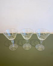 Load image into Gallery viewer, Vintage Libbey Windswept Etched Wine Glass