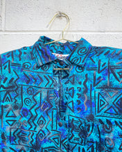 Load image into Gallery viewer, Vintage Post Modern Button Up Long Blouse/Dress (11/12)