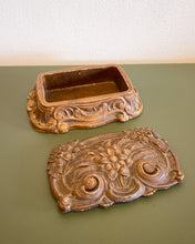 Load image into Gallery viewer, Art Nouveau Syroco Wood Floral Jewelry Box