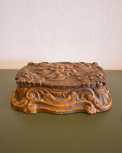 Load image into Gallery viewer, Art Nouveau Syroco Wood Floral Jewelry Box