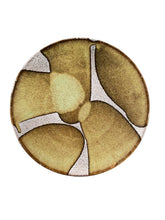 Load image into Gallery viewer, Green Moss Glaze Studio Pottery Round Tray