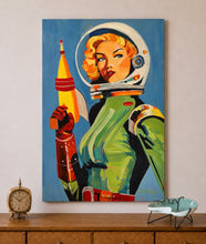 Load image into Gallery viewer, Space Girl #4 Painting by Jean Bradley