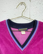 Load image into Gallery viewer, Vintage Fuchsia Velour Dress (9)