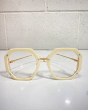 Load image into Gallery viewer, Cream Frame Glasses