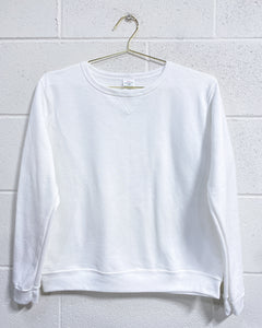 Hanes White Sweatshirt (S)