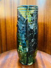 Load image into Gallery viewer, Green Blue Glazed Tall Vase