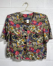 Load image into Gallery viewer, Vintage Floral Blouse and Skirt Set (8)