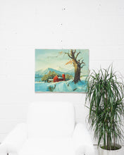 Load image into Gallery viewer, Winter at Home Oil Painting by J Gaines