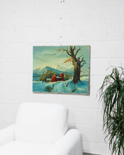 Load image into Gallery viewer, Winter at Home Oil Painting by J Gaines