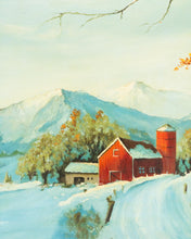 Load image into Gallery viewer, Winter at Home Oil Painting by J Gaines