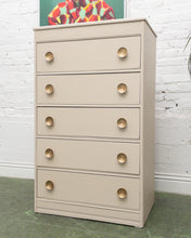 Load image into Gallery viewer, Almond Art Deco Dresser