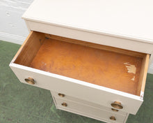 Load image into Gallery viewer, Almond Art Deco Dresser