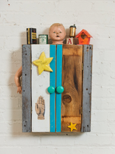 Load image into Gallery viewer, Folk Art Vintage Cabinet Box