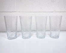 Load image into Gallery viewer, Vintage Set of 4 Crinkle Glasses