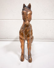 Load image into Gallery viewer, Vintage Copper Horse Figurine