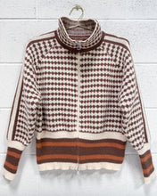 Load image into Gallery viewer, Comfy Zip Up Sweater in Browns (XL)