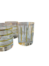 Load image into Gallery viewer, Set of Four Festive Gold Accent Tumblers