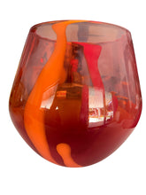 Load image into Gallery viewer, Signed Studio Creamsicle Orange Hand Blown Glass Bowl