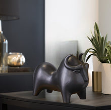 Load image into Gallery viewer, Bull Ceramic Sculpture