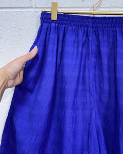 Vintage Electric Blue Long Shorts (S)