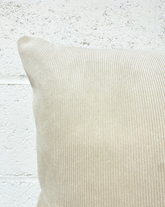 Square Pillow in Parallel Stone