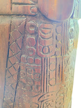 Load image into Gallery viewer, Hand Carved Iron Wood Aztec Totem
