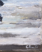 Load image into Gallery viewer, Off to The Sea with an Umbrella, Oil Painting