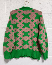 Load image into Gallery viewer, Pink and Green Pullover Sweater (XL)