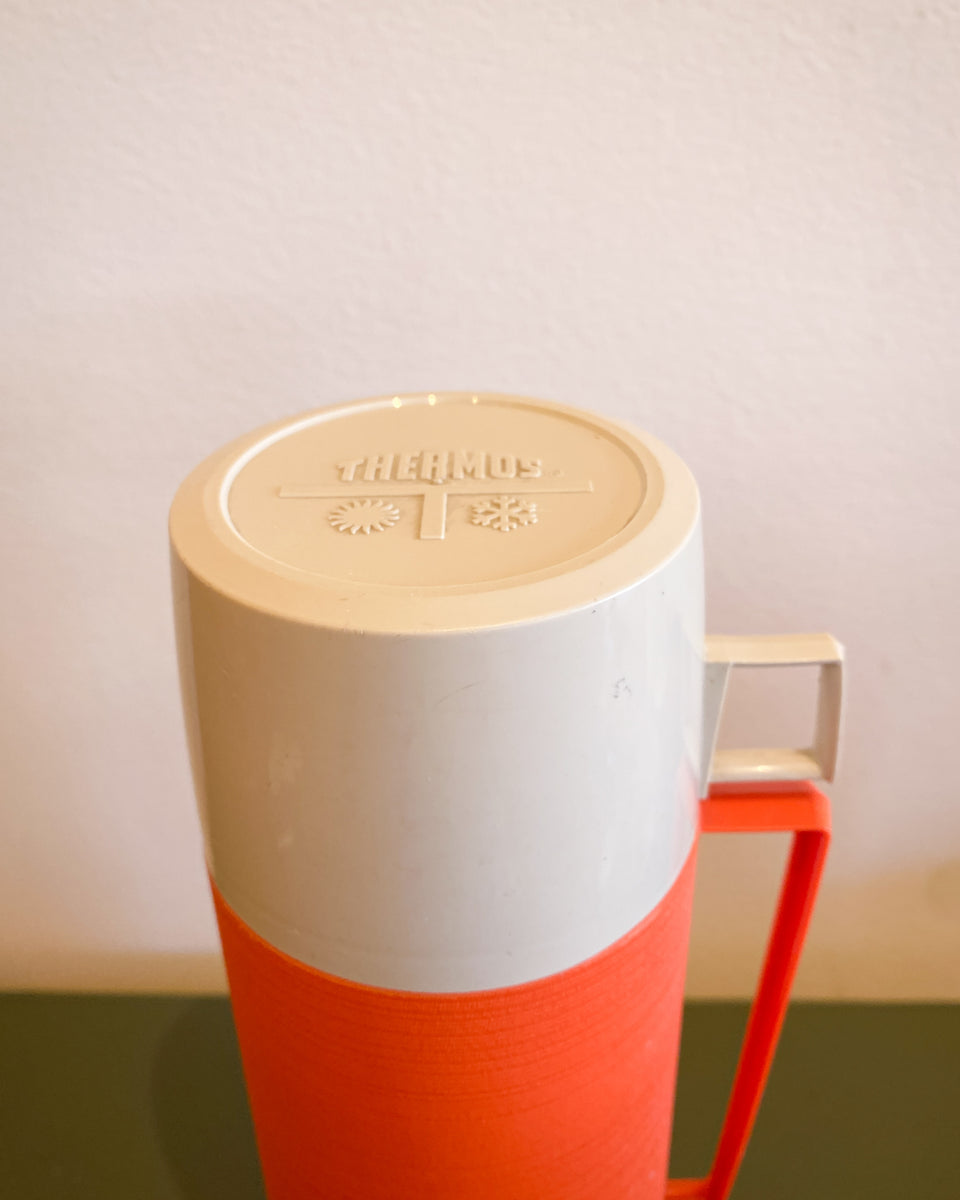 Vintage Orange Hot Cold Thermos – Sunbeam Vintage Vintage Orange Hot Cold Thermos – Sunbeam Vintage