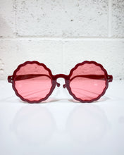 Load image into Gallery viewer, Burgundy Squiggle Sunnies