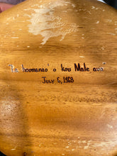 Load image into Gallery viewer, La Hoomanao o Kou Male aua July 6 1968 Bowl and Salad Tossers