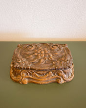Load image into Gallery viewer, Art Nouveau Syroco Wood Floral Jewelry Box