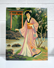 Load image into Gallery viewer, Vintage PBN Japanese Woman with Bird