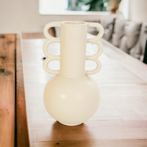 Brigette Vase in White