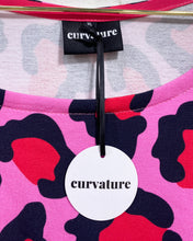 Load image into Gallery viewer, Pink Animal Print Curvature Dress (XL)