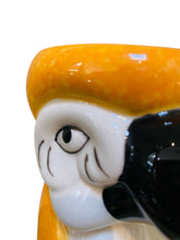 Load image into Gallery viewer, Orange Yellow Tiki Parrot Vase