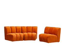 Load image into Gallery viewer, Burnt Orange Chic Circle Sofa