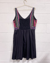 Load image into Gallery viewer, City Chic Black Dress with Knit Bodice (M)