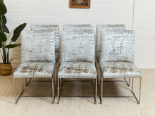 Load image into Gallery viewer, Milo Baughman Dining Chairs in Knoll Fabric set of 8