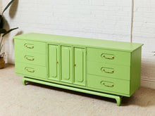 Load image into Gallery viewer, Key Lime Hollywood Regency Dresser