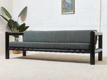 Load image into Gallery viewer, Vintage 1970s Black Lacquered Sofa