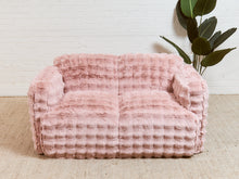 Load image into Gallery viewer, Shaggy Pink Sofa