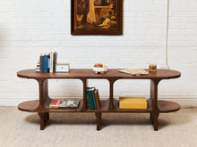 Load image into Gallery viewer, Sunbeam Exclusive Solid Walnut Atomic Console